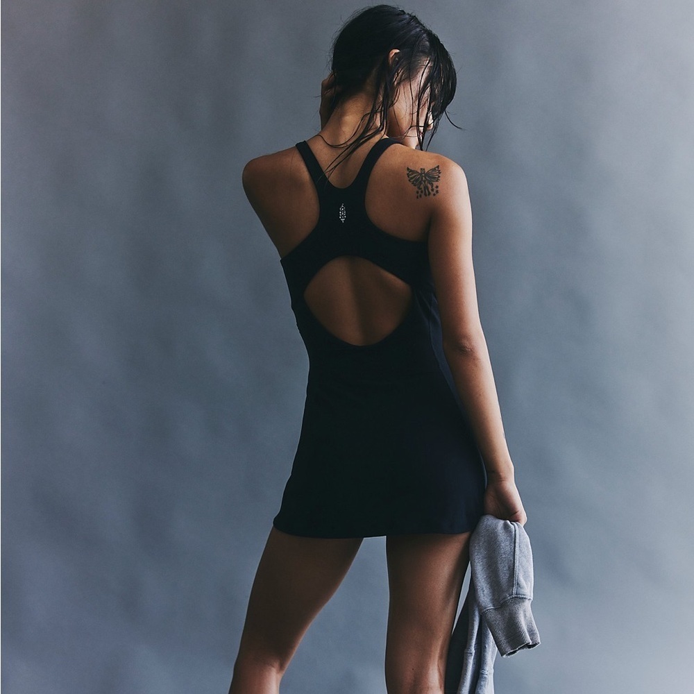 FREE PEOPLE Never Better Black Dress L